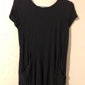 Black t shirt dress